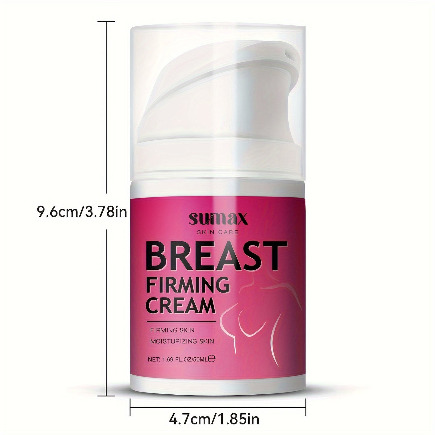 1.69oz Breast Firming Cream With Jojoba Oil, Vitamin E, Shea Butter And Chamomile Extract, Moisturizer For Breast Massage Moisturizing Firming Women's Body Skin Care Cream For Women