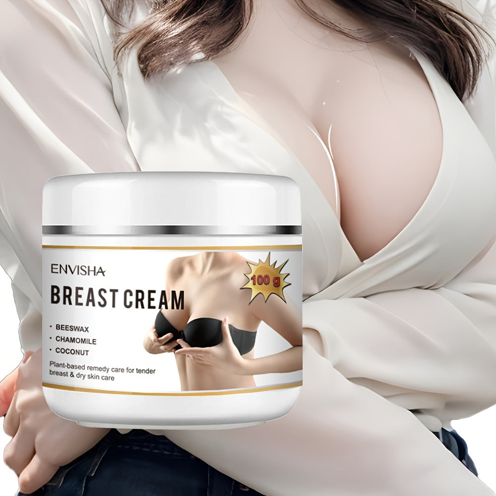 1pc, Breast Firming Cream (100g), Enriched With Jojoba Oil & Vitamin E, Honey-Infused, Lifting & Tightening Skin Care, Moisturizing Formula, Body Massage Cream For Women