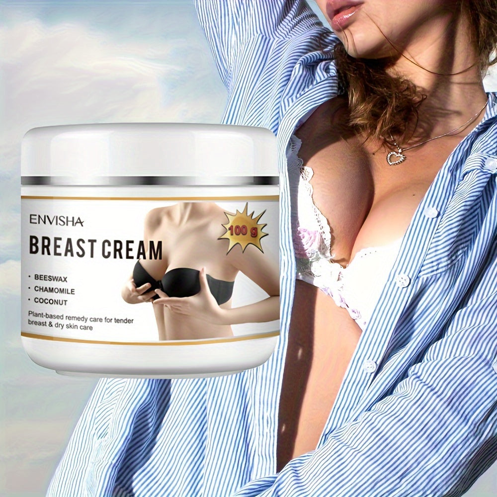 1pc, Breast Firming Cream (100g), Enriched With Jojoba Oil & Vitamin E, Honey-Infused, Lifting & Tightening Skin Care, Moisturizing Formula, Body Massage Cream For Women