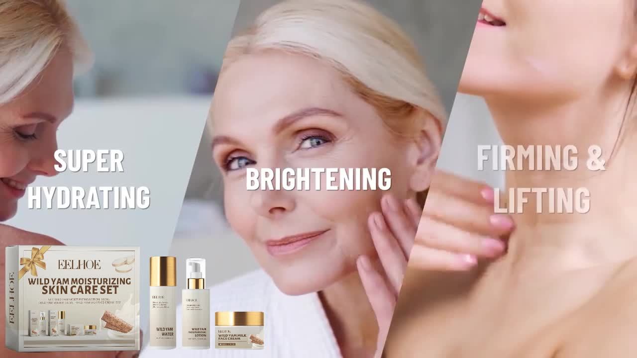 425g/14.99oz 3-in-1 Wild Yam Body Cream, Face Cream, Skin Care Lotion, Toner, Hydrolyzed Rice, Yam Root, Mangosteen Xylem Extract, Strong Moisturizing, Silken Skin, Makes Skin Glow White, Wild Yam Cream For All Skin Types