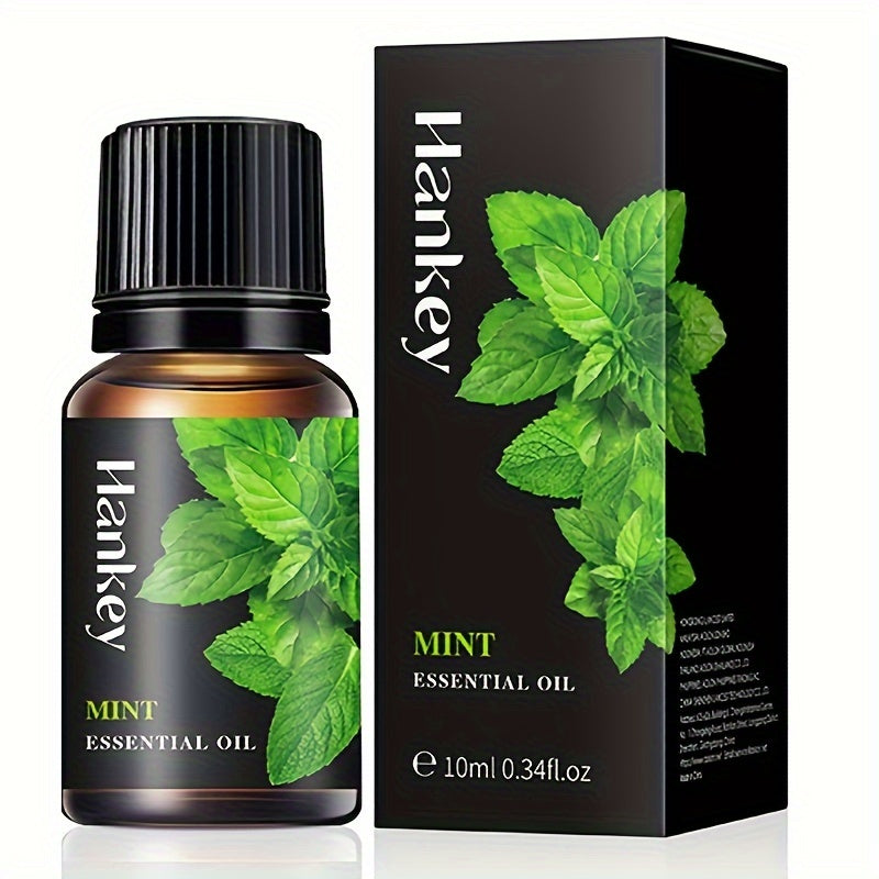 6pcs Essential Oil Set - Natural Skin Care and Relaxation Solution for Massage, Body and Mind Wellness - Mint and Lavender Blend for Soothing and Calming Experience