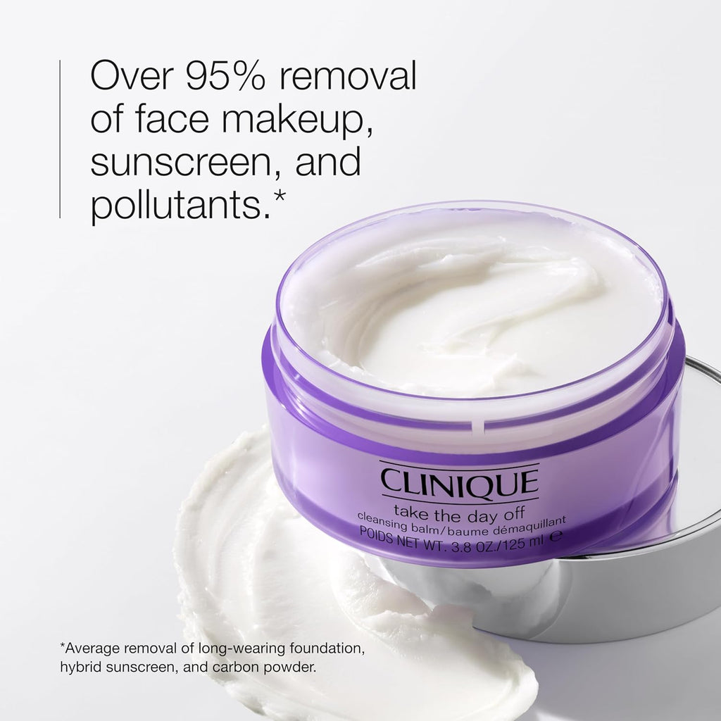 Take the Day off Cleansing Balm Makeup Remover | Dissolves Face + Eye Makeup and Sunscreen | for All Skin Types