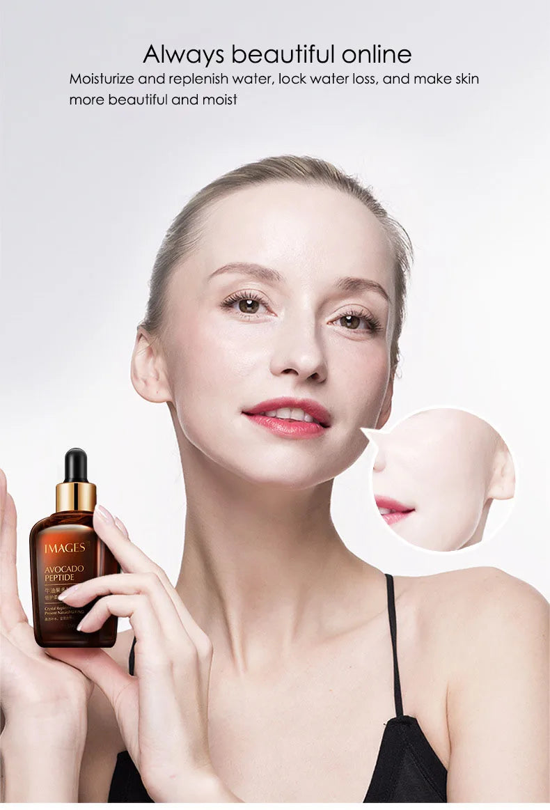 5pcs/Set IMAGES Avocado Skin Care Sets Facial Moisturizing Face Cream Serum Facial Cleanser Eye Cream Skin Care Products