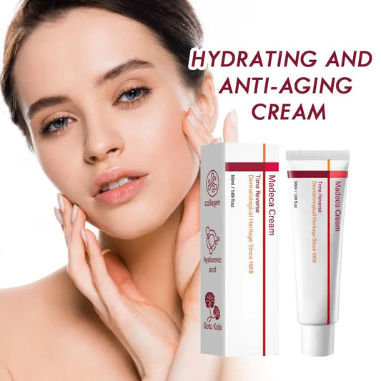 Korean Centella Asiatica Face Firming Cream Daily Nourishing Moisturizing Dry Skin Smoothing Anti-Wrinkles Spots Skincare